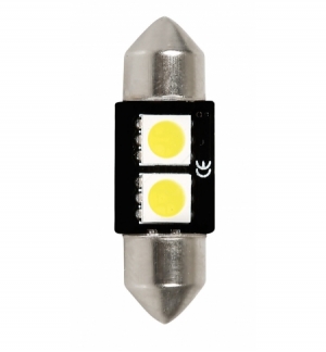 Lampada siluro"hyper-led" 10x31mm. 2smd (6chips)