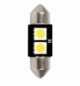 Lampada siluro"hyper-led" 10x31mm. 2smd (6chips)