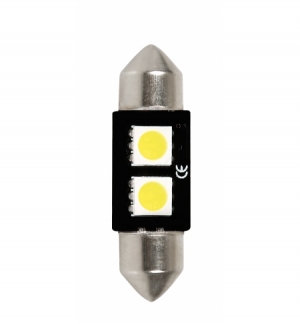 Lampada siluro"hyper-led" 10x36mm. 2smd (6chips)
