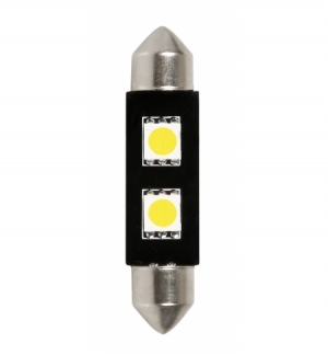 Lampada siluro"hyper-led" 10x42mm. 2smd (4chips)