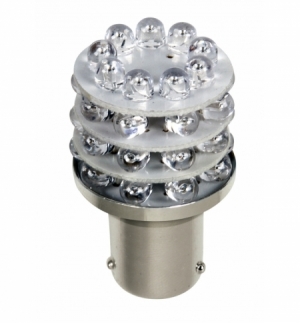 Lampada 36 led arancio ba15s