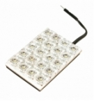 Pannello 35x50mm 20led blu