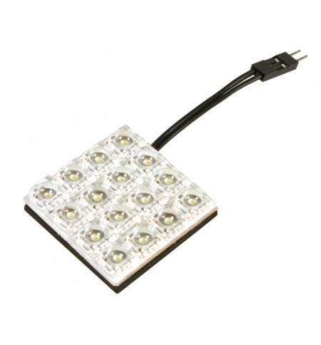 Pannello 35x35mm 16led bianco