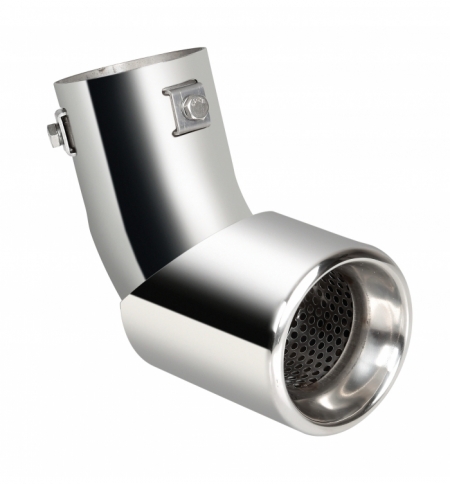 Terminale sportivo acc.inox angolatura regolabile ts-67