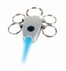 P/chiave "octopus" c/led