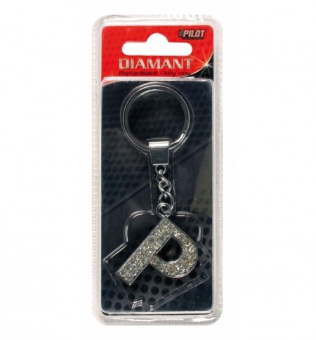 Portachiave diamante "p"