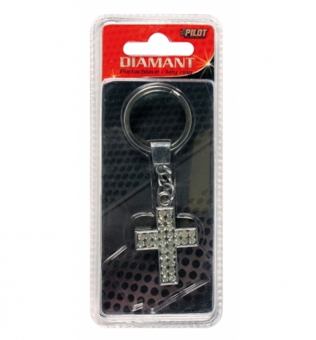 Portachiave diamante "cross"