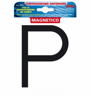 Contrassegno magnetico p anteriore 12x12mm