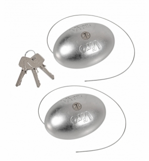 Coppia antifurto "van lock" chiusura di sicurezza x porte veicoli commerciali