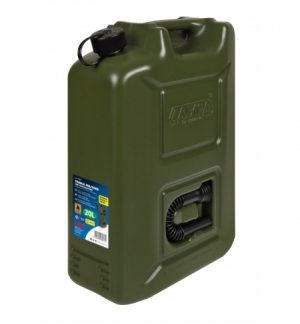 Tanica militare c/travasatore 20l in hdpe