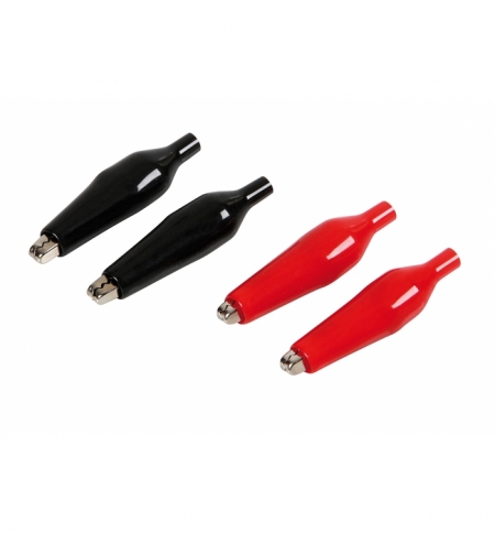 Set 4 clips batteria isolate Set 4 clips batteria isolate