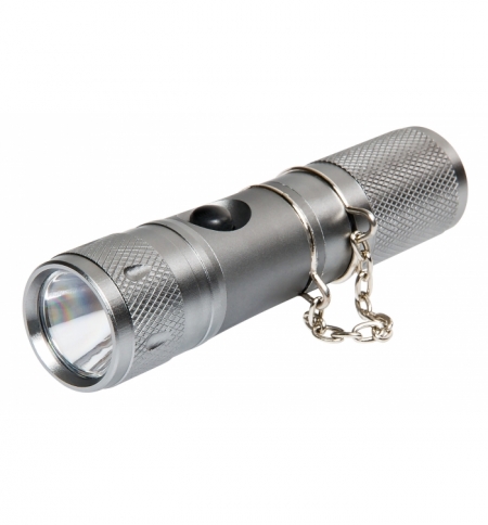 Torcia alluminio pocket-led ricaricabile 1watt