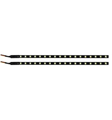 Ultra-strips 2x30cm,strisce 18led smd,12v alta lumin.