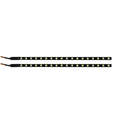 Ultra-strips 2x30cm,strisce 18led smd,12v alta lumin.