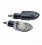 Cp.frecce carbon l.mod.twist led vetro bianco