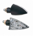 Cp.frecce nere mod.spike led vetro bianco