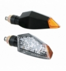 Cp.frecce nere mod.typhoon led vetro bianco