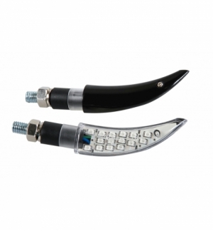 Cp.frecce nere mod.katana smd vetro bianco