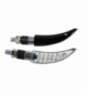 Cp.frecce nere mod.katana smd vetro bianco