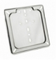 Base targa in acciao inox