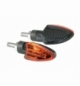 Cp.frecce carbon l.mod.arrow lampadina vetro arancio