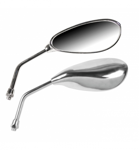Coppia specchi naked chrome look Coppia specchi naked chrome look