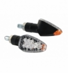 Cp.frecce nere mod.tuareg led vetro bianco