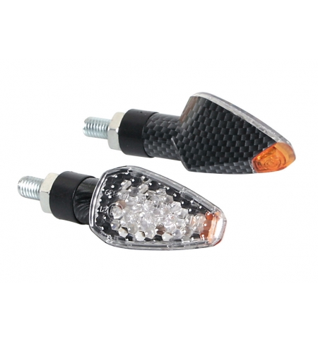 Cp.frecce carbon mod.tuareg led vetro bianco