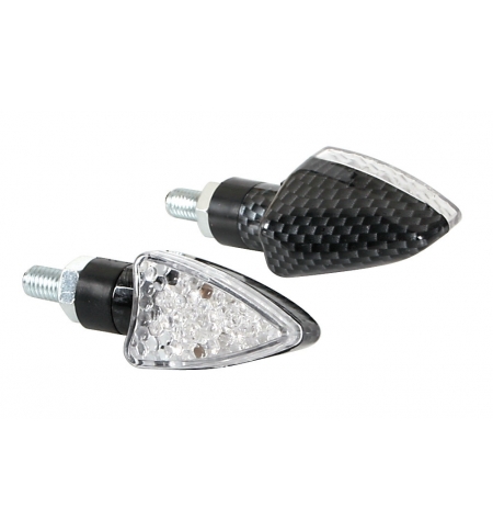 Cp. Frecce arrow carbon look led vetro bianco