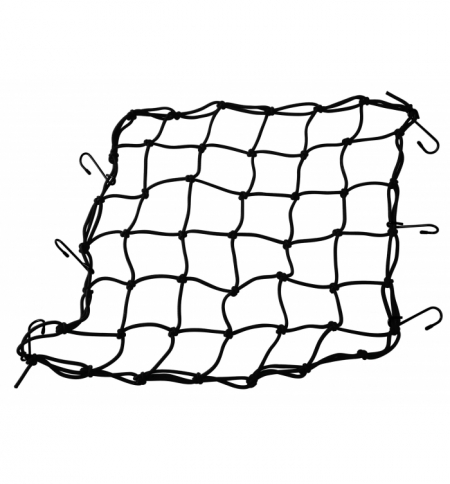 Rete elastica 42x42 p/bagagli nera Rete elastica 42x42 p/bagagli nera