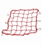 Rete elastica 42x42 p/bagagli rossa