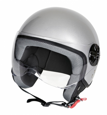 Casco ld-2 demi-jet tg.s silver