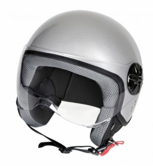 Casco ld-2 demi-jet tg.m silver