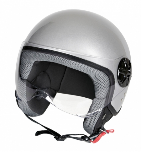 Casco ld-2 demi-jet tg.m silver