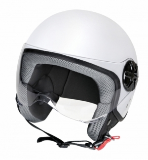 Casco ld-2 demi-jet tg.xs bianco opaco