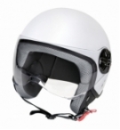 Casco ld-2 demi-jet tg.l bianco opaco