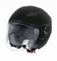 Casco lh-1 jet nero opaco s visiera singola