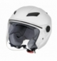 Casco lh-1 jet bianco opaco s visiera singola