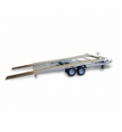 Carrello rimorchio trasporto auto e veicoli PA20 basculante con rampe