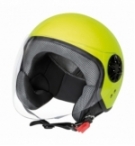 Casco ld-3 demi-jet tg.s giallo fluo
