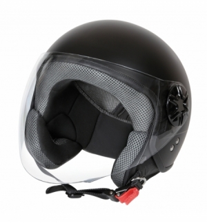 Casco ld-3 demi-jet tg.xs nero opaco