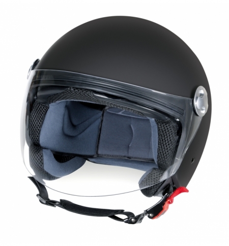 Casco ld-1 demijet s nero opaco doppia visiera