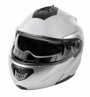 Casco la-1 modulare tg.xs silver lucido