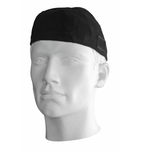 Cuffia sottocasco cotone nera