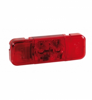 Luce ingombror142led 24v rossa