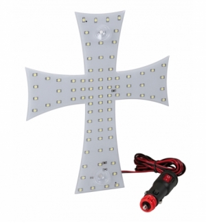 Croce a led bianca 24v