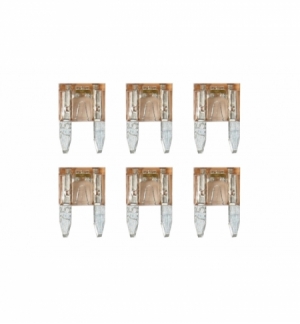 Cart.minifusibili lamellari con led 7,5a, 6pz