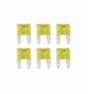 Cart.minifusibili lamellari con led 20a, 6pz