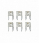 Cart.minifusibili lamellari con led 25a, 6pz