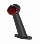 Luce ingombro diritta dx 24v corpo in pvc
